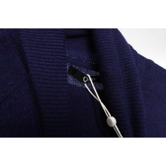 QUINCE XS Navy Blue Mongolian Cashmere Turtleneck Sweater Dress NWT New $100 - Picture 7 of 10